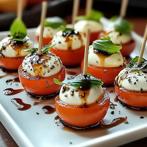 Fresh Mini Caprese Bites