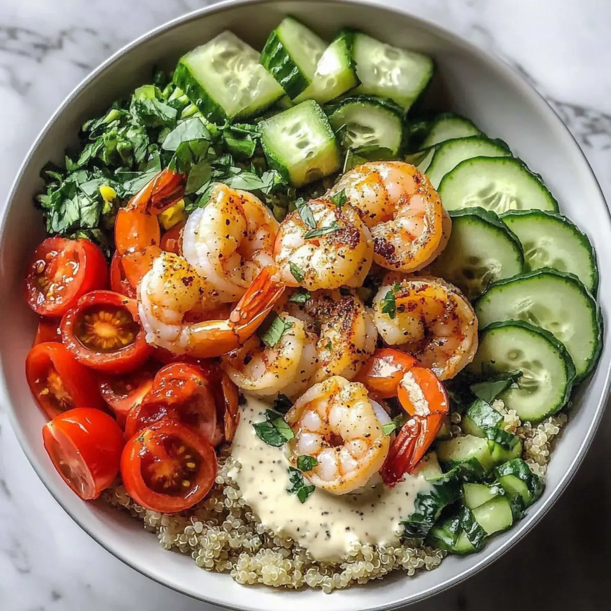 Shrimp Quinoa Bowl