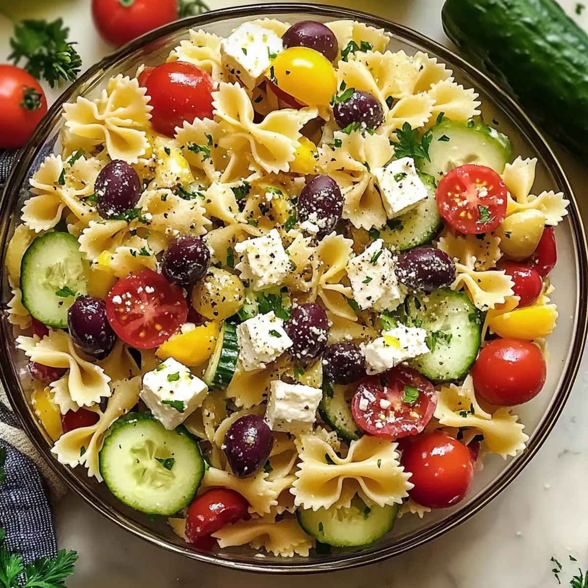 Mediterranean Pasta Salad