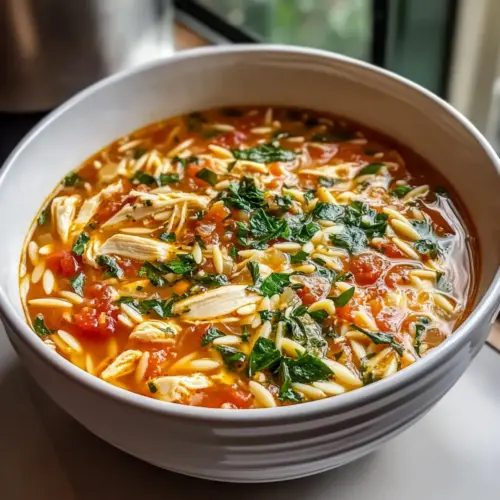 Chicken Orzo Tomato Soup