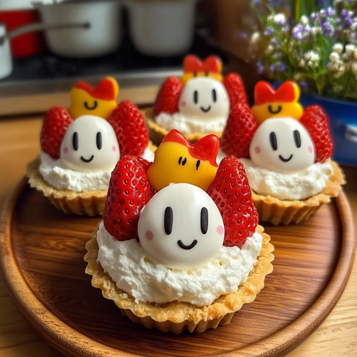 Miffy Strawberry Cheesecake Tartlets