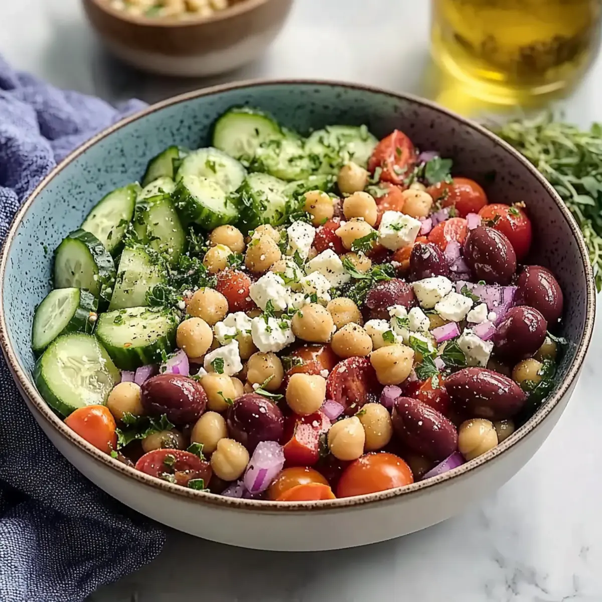 Mediterranean Chickpea Salad