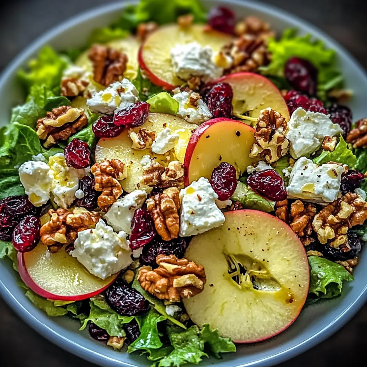 Honeycrisp Apple Feta Salad