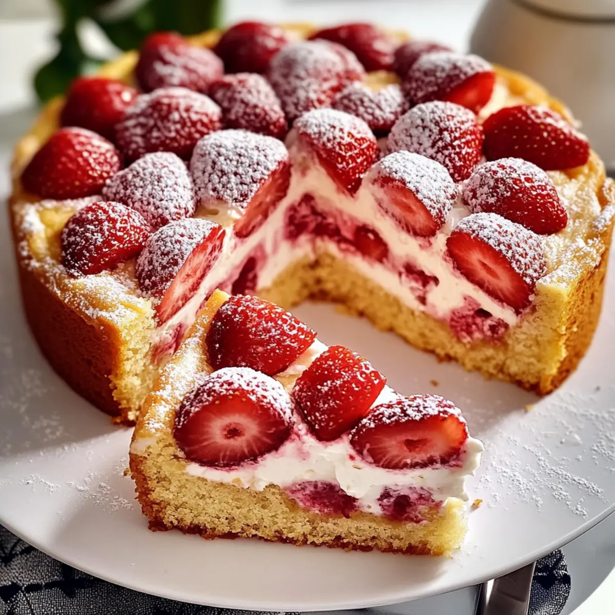 Strawberry Yogurt Cake!