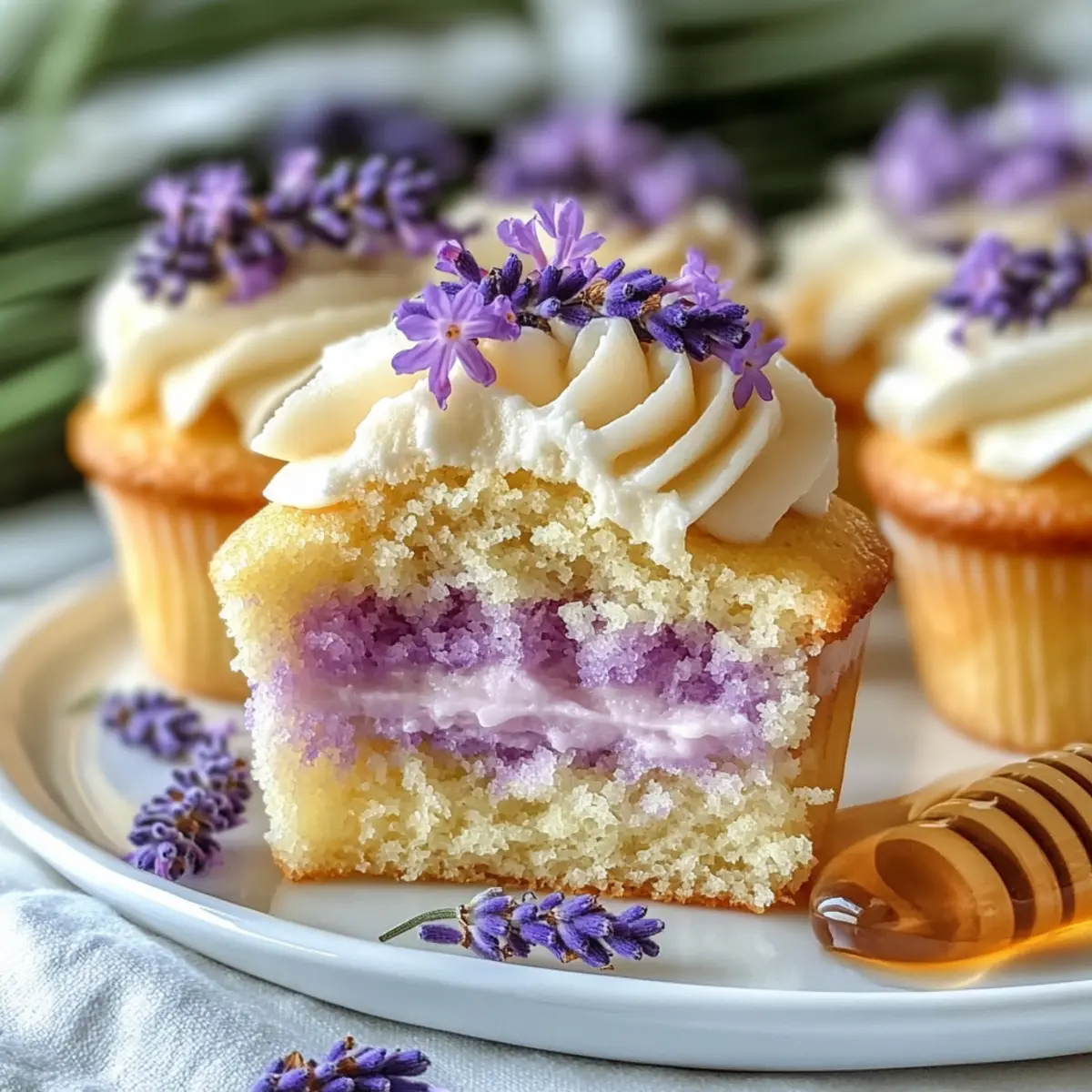 Lavender Honey Cupcakes