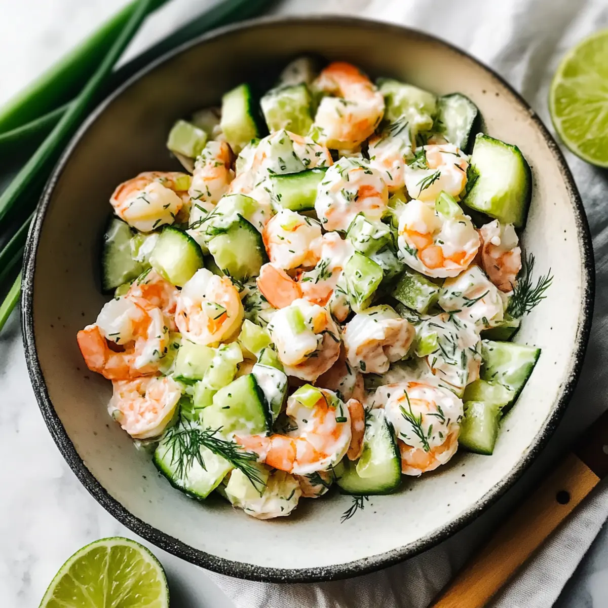 Cucumber Shrimp Salad