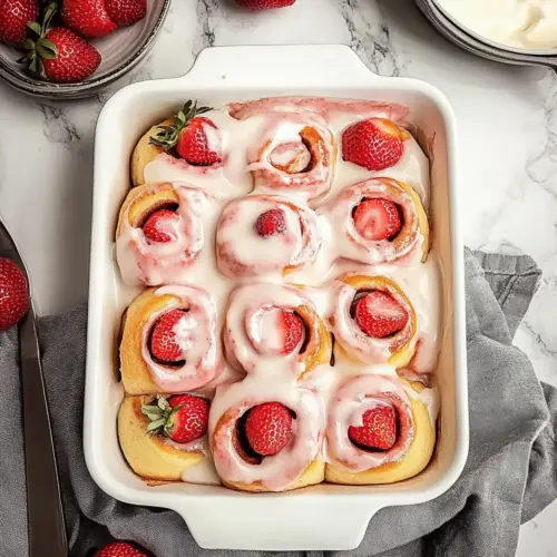 Strawberry Cinnamon Rolls