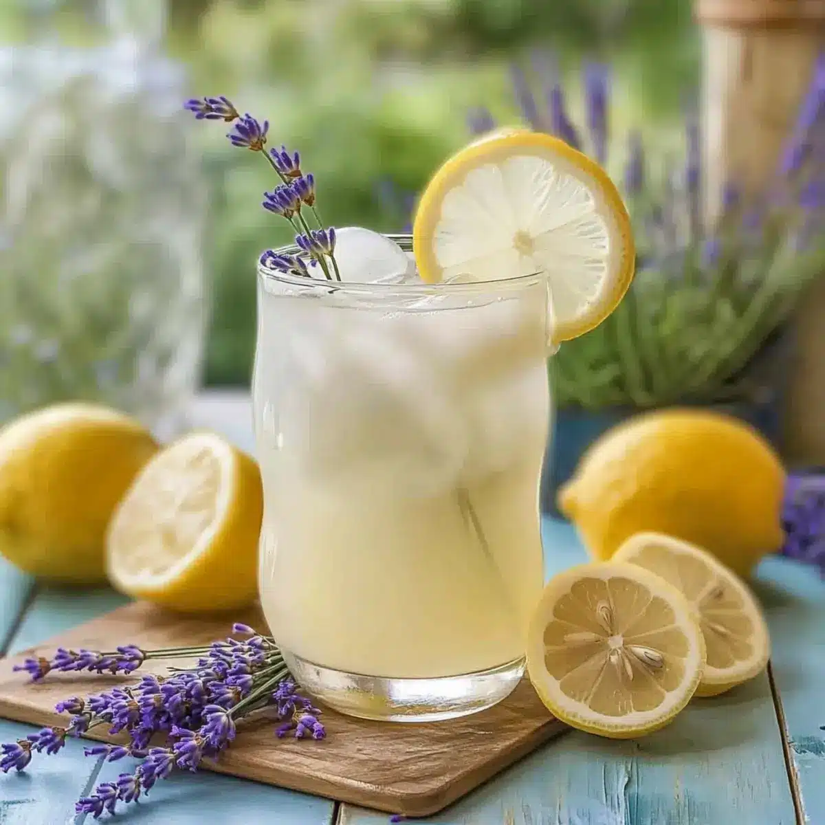 Coconut Lavender Lemonade Mocktail