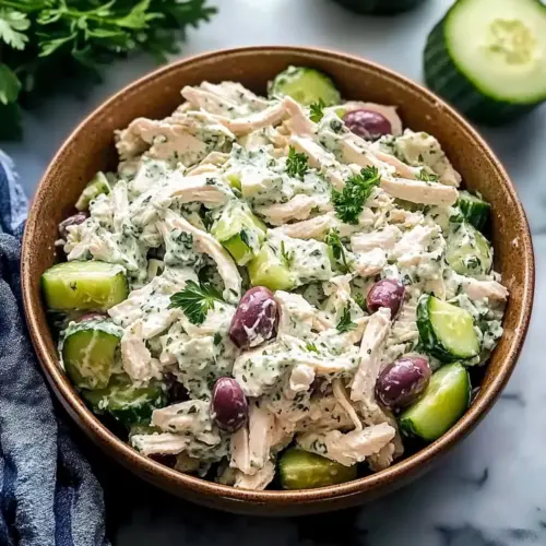 Greek Tzatziki Chicken Salad