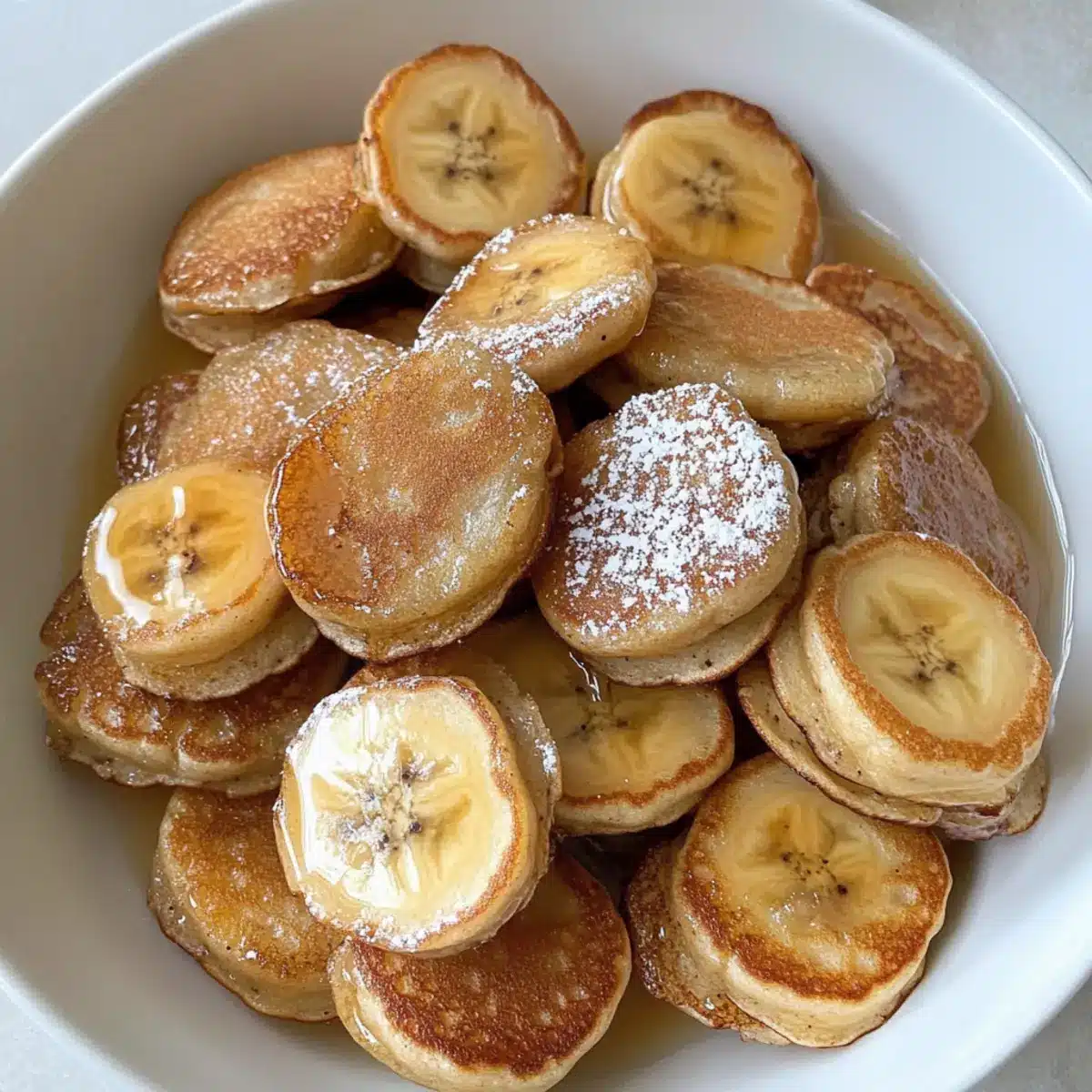 Mini Banana Pancake Bites