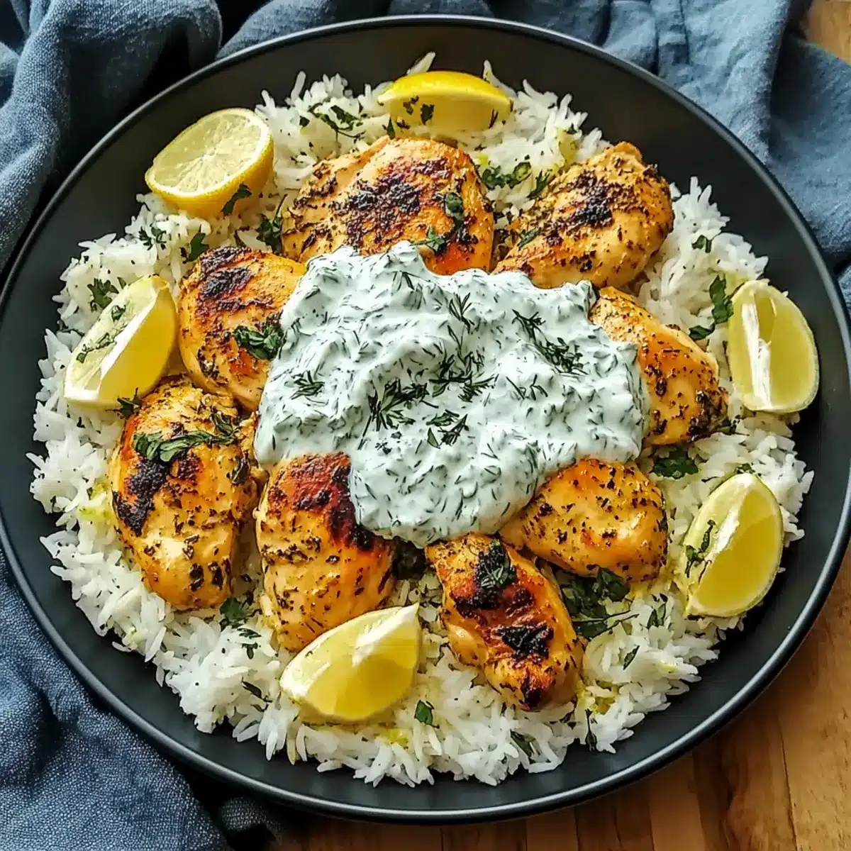 Chicken Tzatziki Rice
