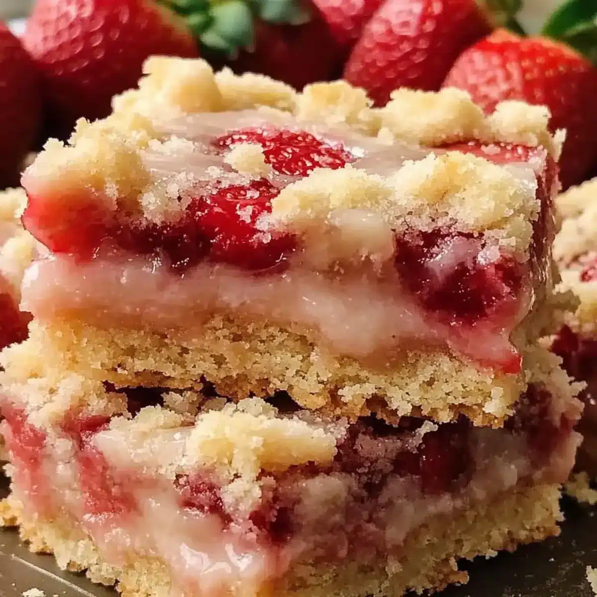 Strawberry Shortcake Bars