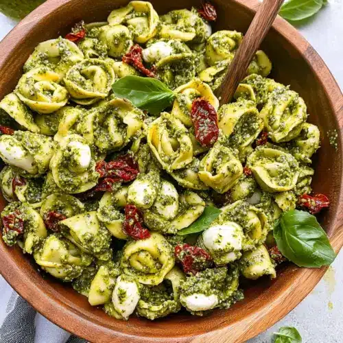 Pesto Tortellini Pasta Salad