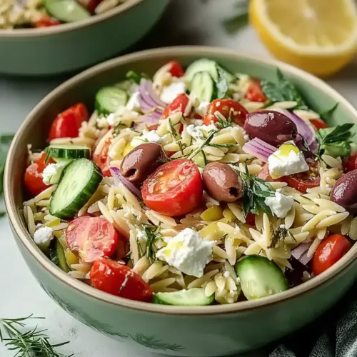 Mediterranean Orzo Pasta Salad