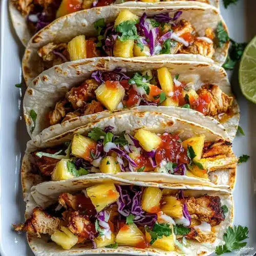 Hawaiian Chicken Tacos
