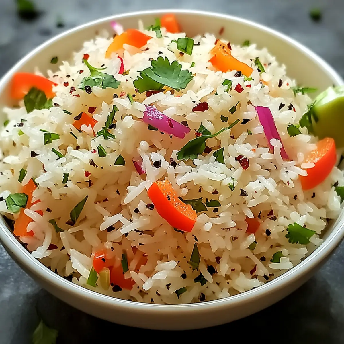Island Coconut Pepper Rice