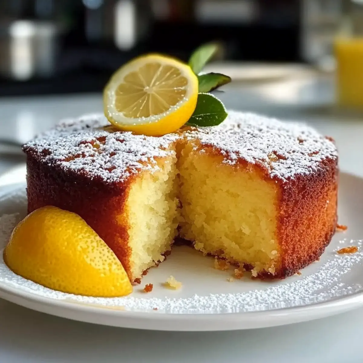 Lemon Almond Flourless Cake
