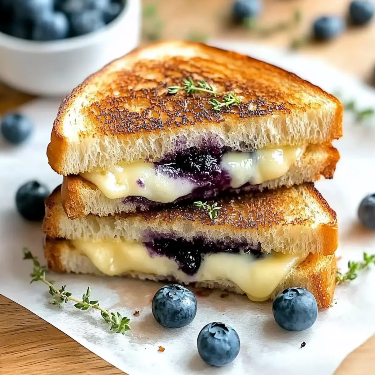Blueberry Grilled Cheese