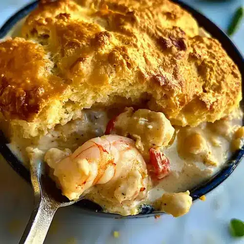 Cheddar Bay Biscuit Seafood Pot Pie