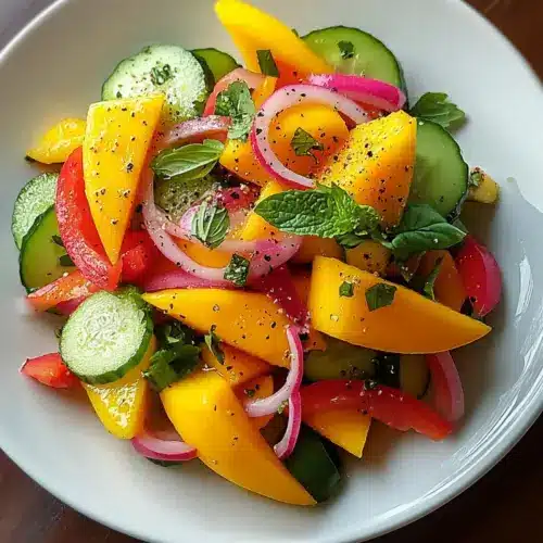 Mango Salad Recipe with Lime Dressing