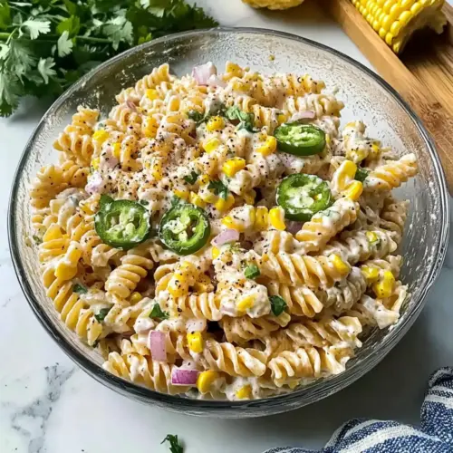High Protein Elote Pasta Salad