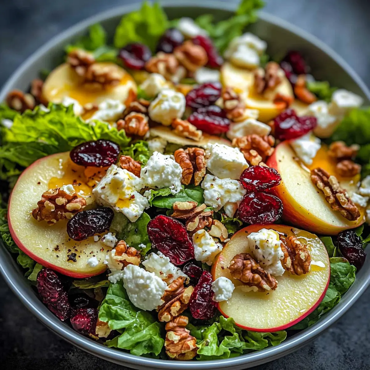 Honeycrisp Apple Feta Salad
