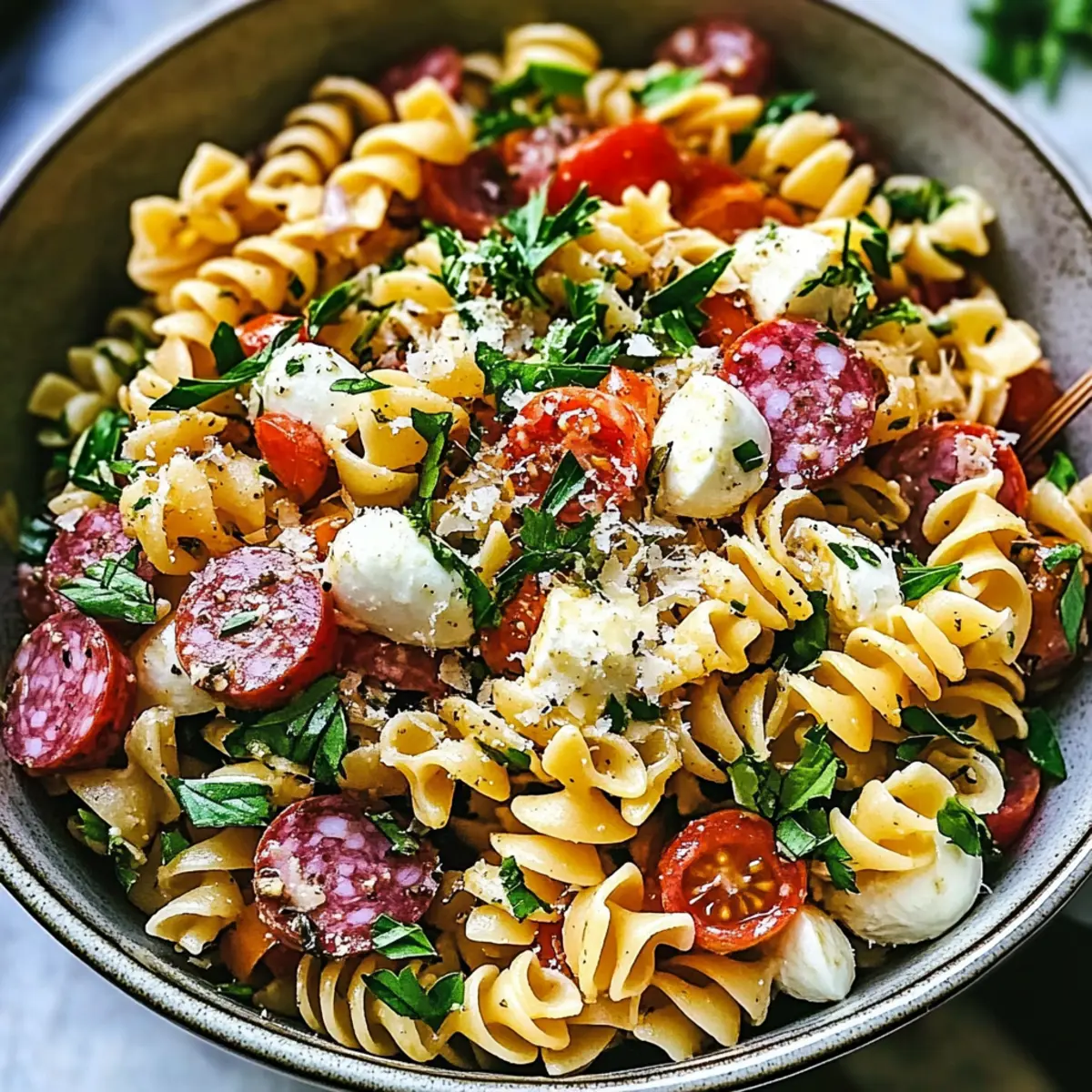 Zesty Italian Pasta Salad
