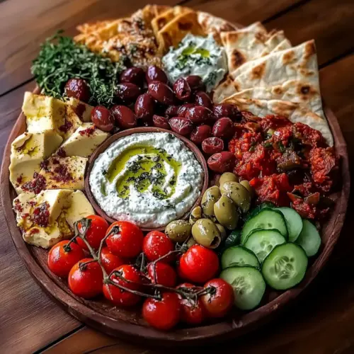Mediterranean Mezze Tapas Platter