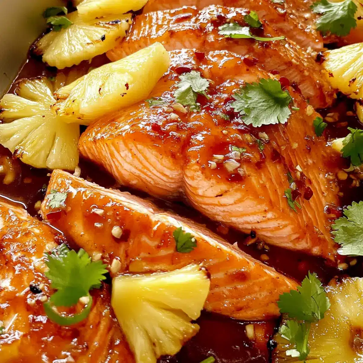 Baked Pineapple Salmon