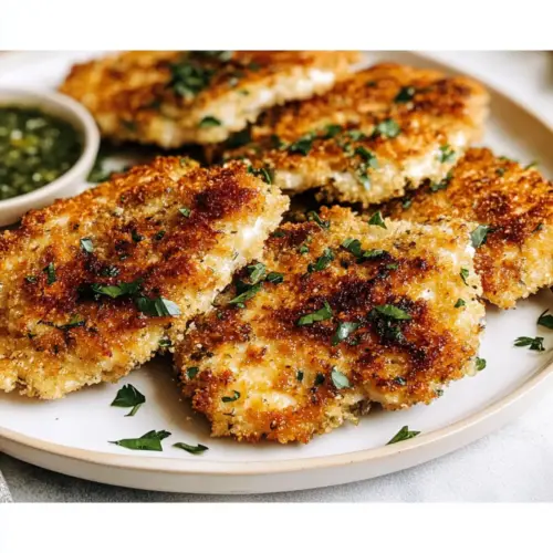 Oven Baked Parmesan Crusted Chicken