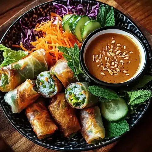 Crispy Rice Paper Spring Rolls