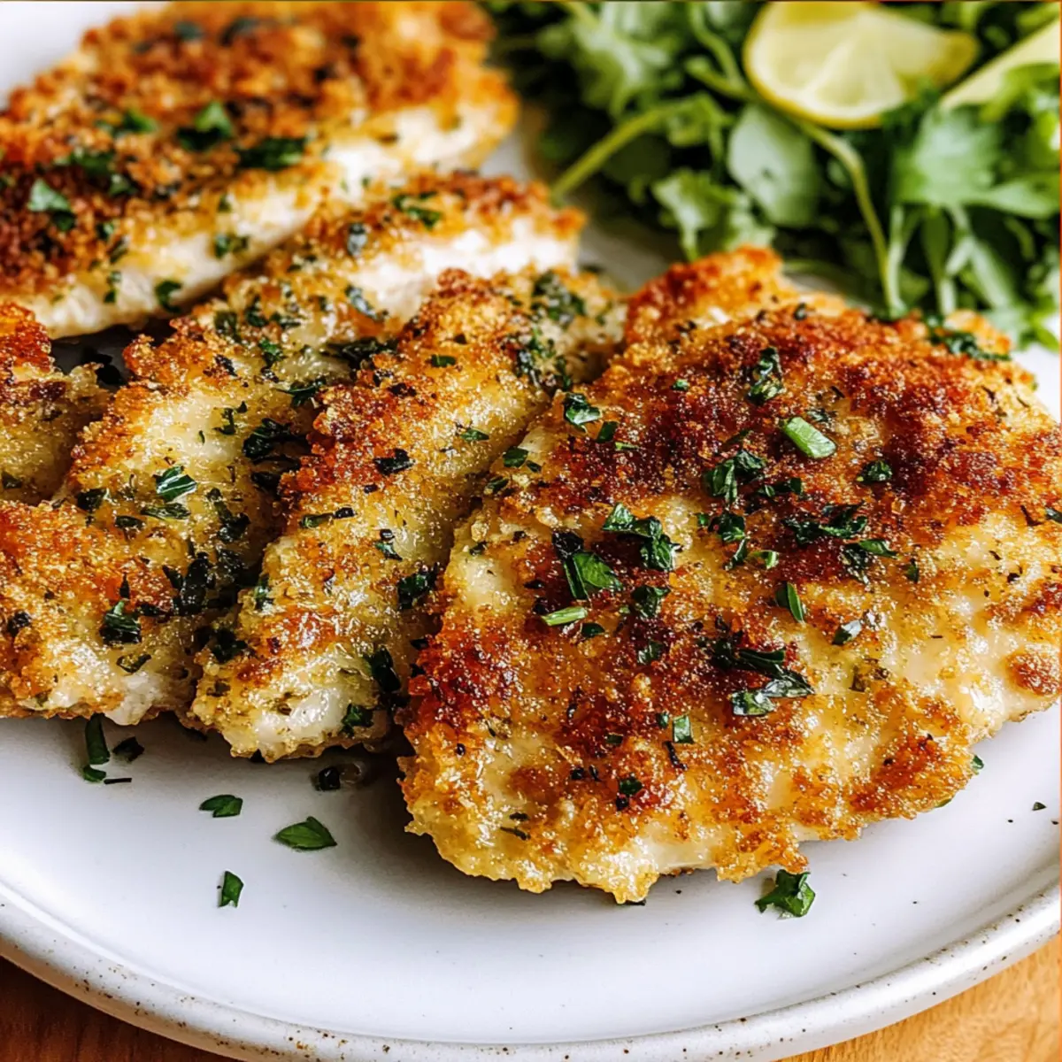 Oven Baked Parmesan Crusted Chicken