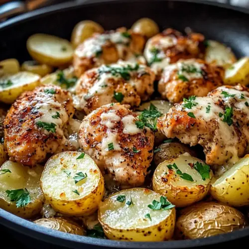 Garlic Parmesan Chicken and Potatoes
