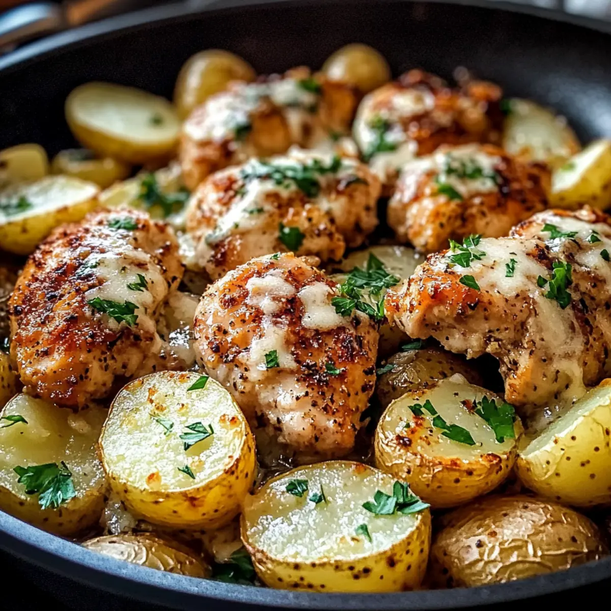 Garlic Parmesan Chicken and Potatoes