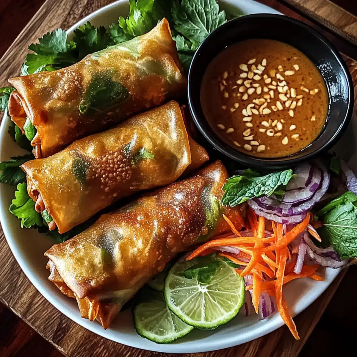 Crispy Rice Paper Spring Rolls