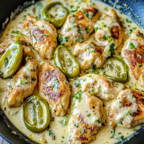Creamy Pepperoncini Chicken Skillet