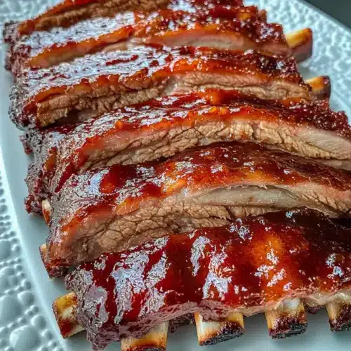Oven Baked Sticky Baby Back Ribs