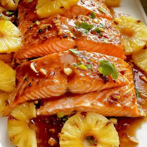 Baked Pineapple Salmon