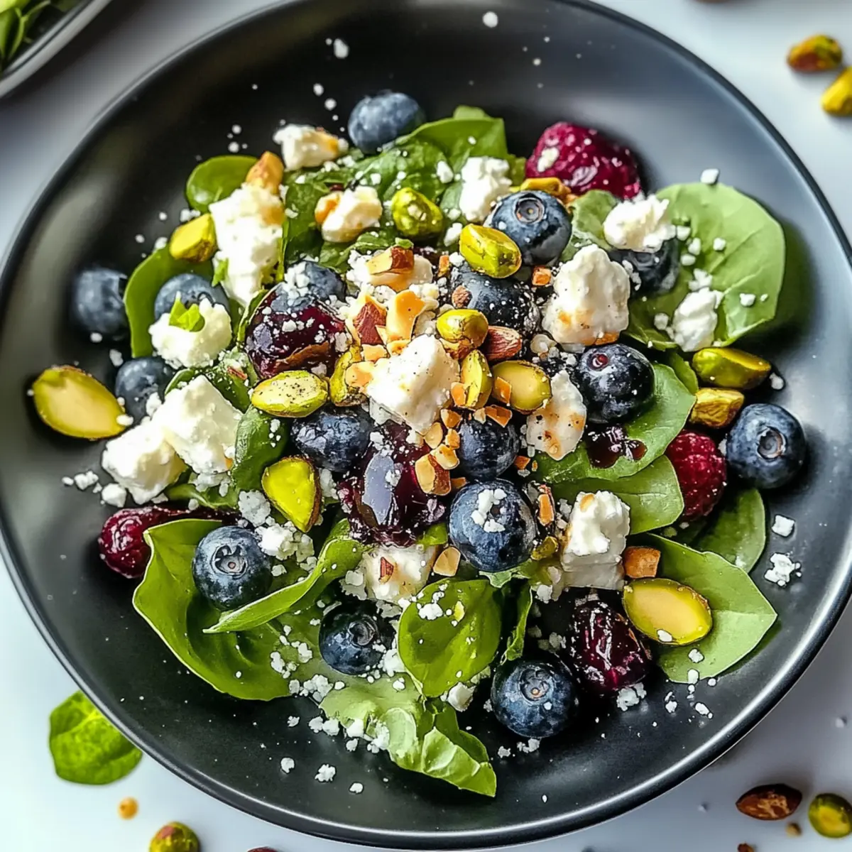 Blueberry Pistachio Spring Salad