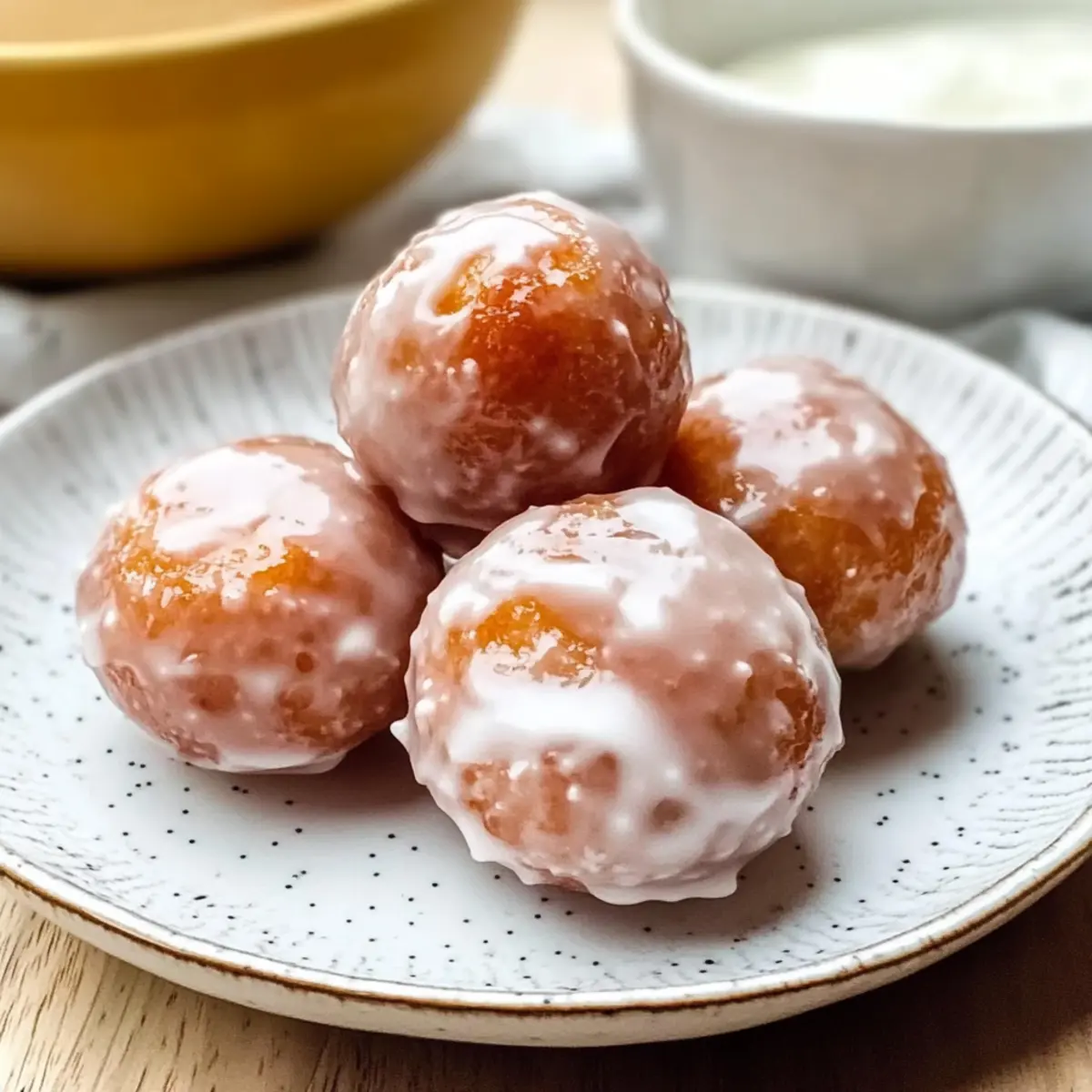 Keto Glazed Donut Balls