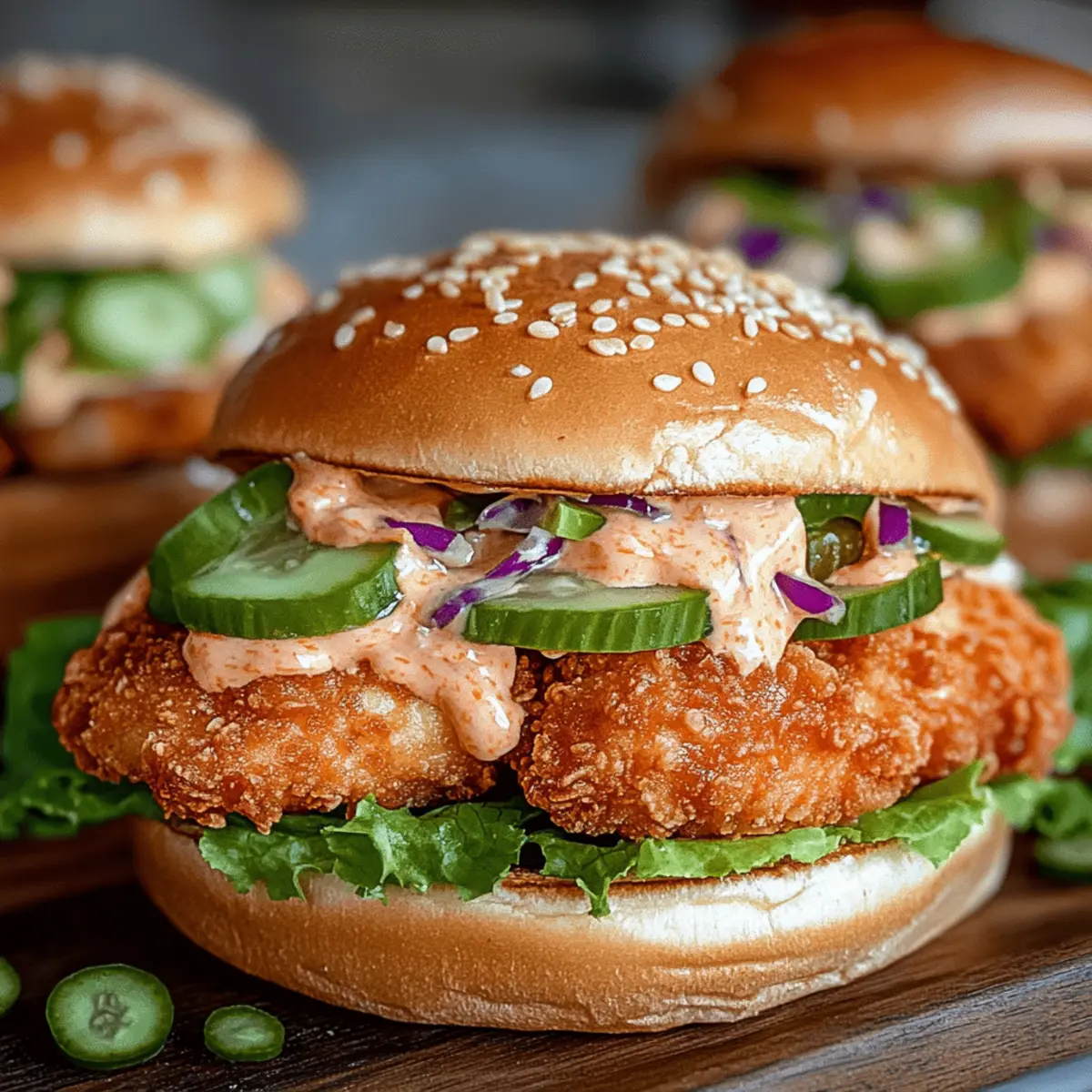 Spicy Bang Bang Chicken Sandwich