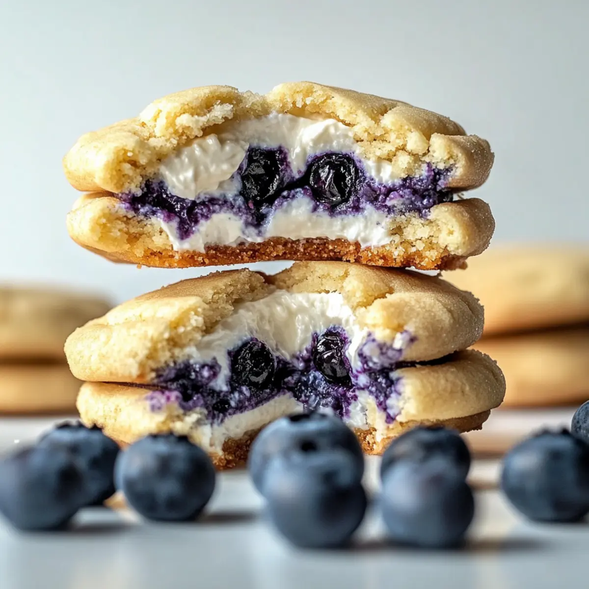 Blueberry Cheesecake Cookies