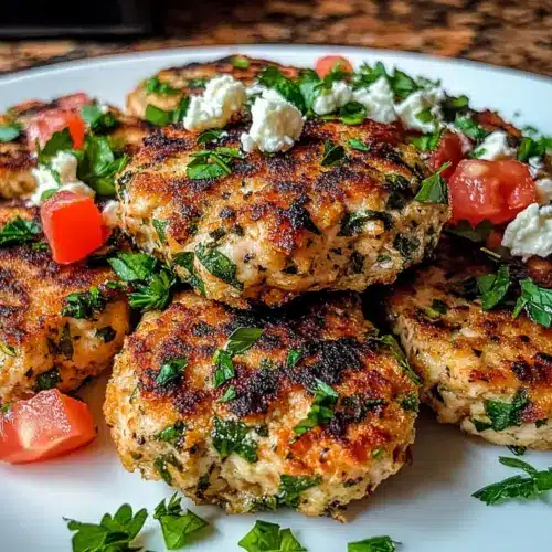 Mediterranean Chicken Patties