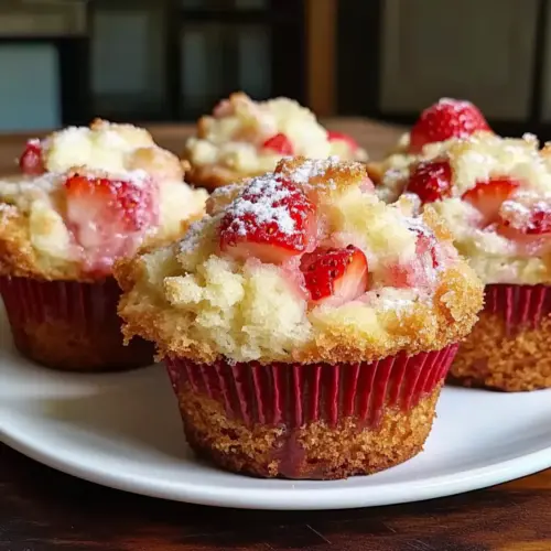 Strawberry Shortcake Muffins