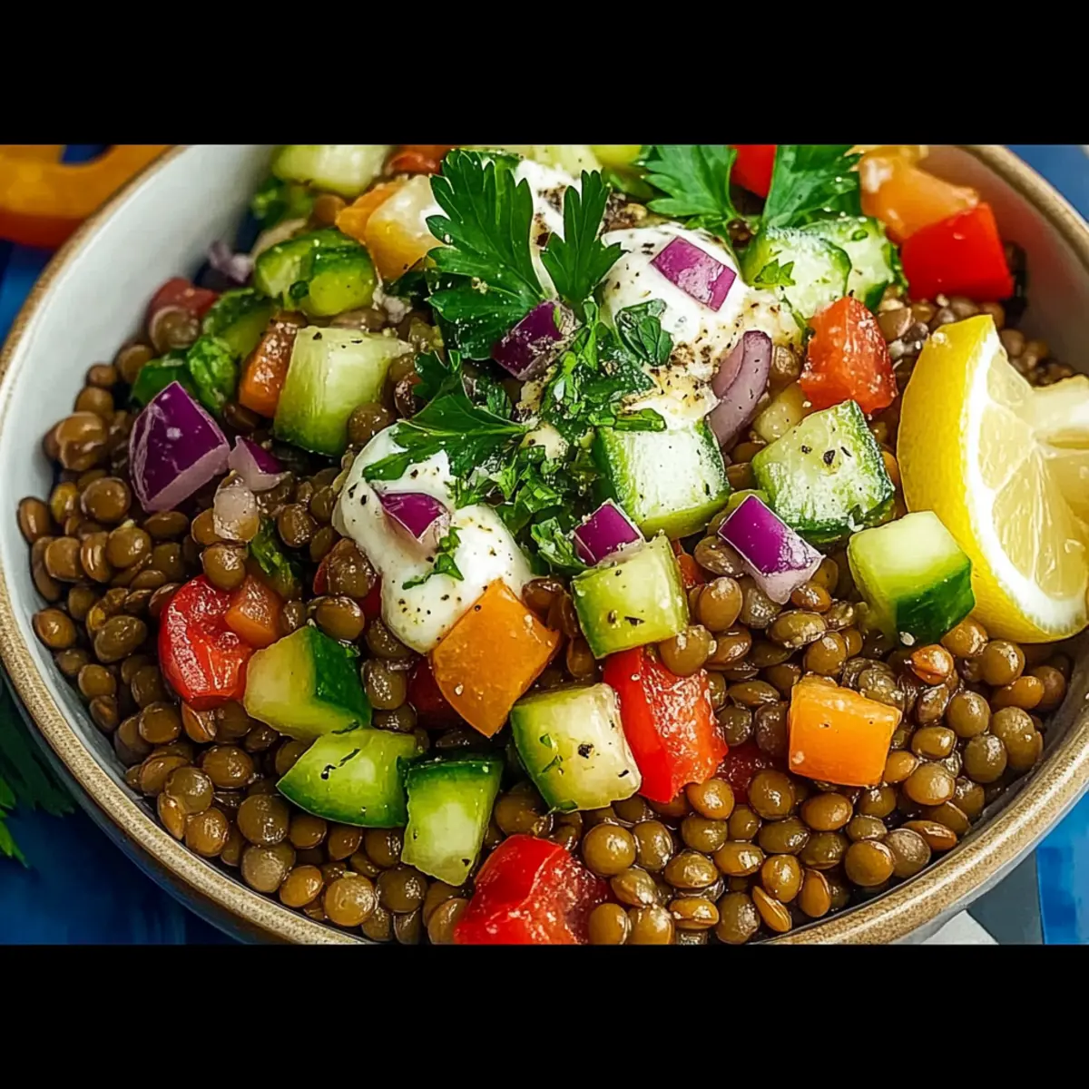 Mediterranean Lentil Salad