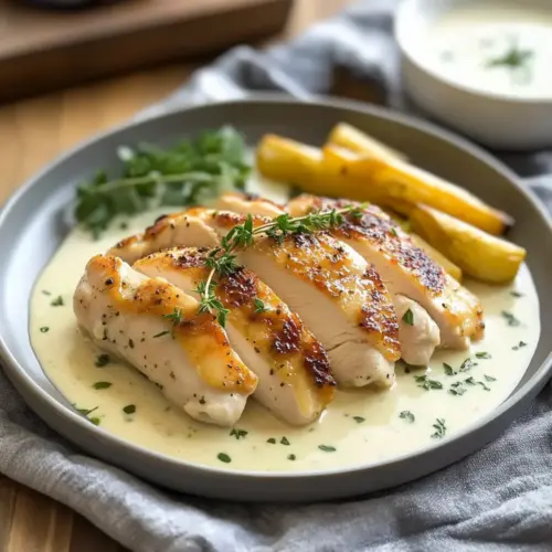 Chicken in White Wine Sauce