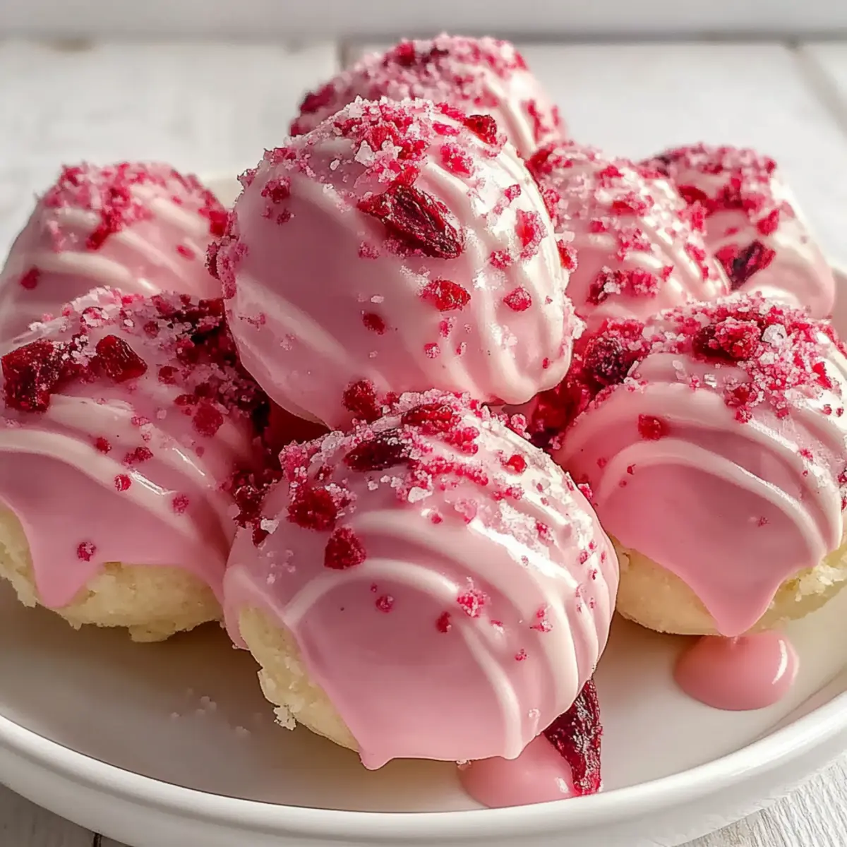 Strawberry Shortcake Truffles