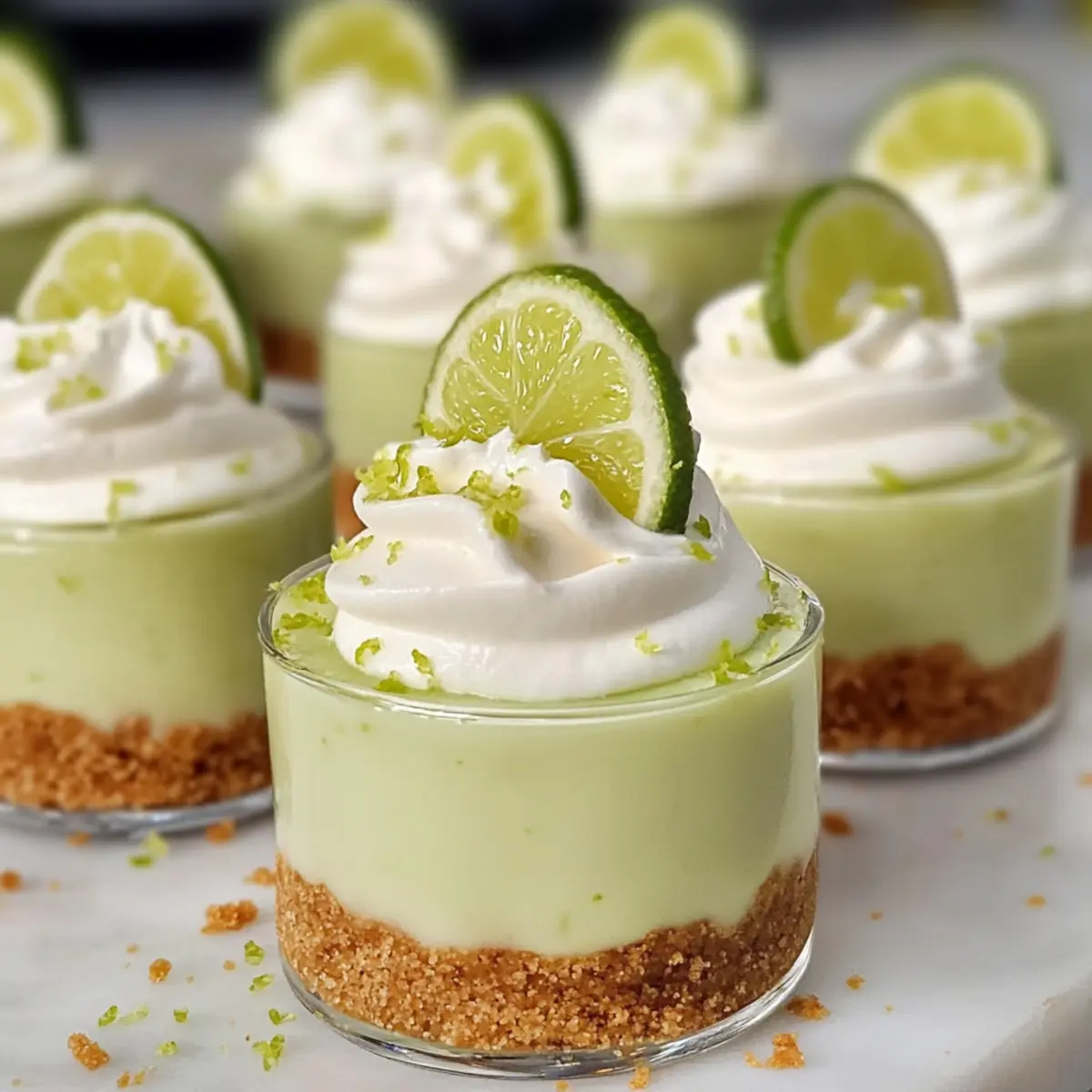No-Bake Key Lime Cheesecake Cups