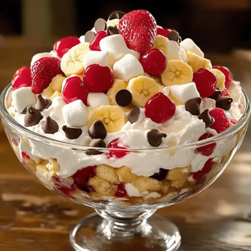 Banana Split Fluff Salad