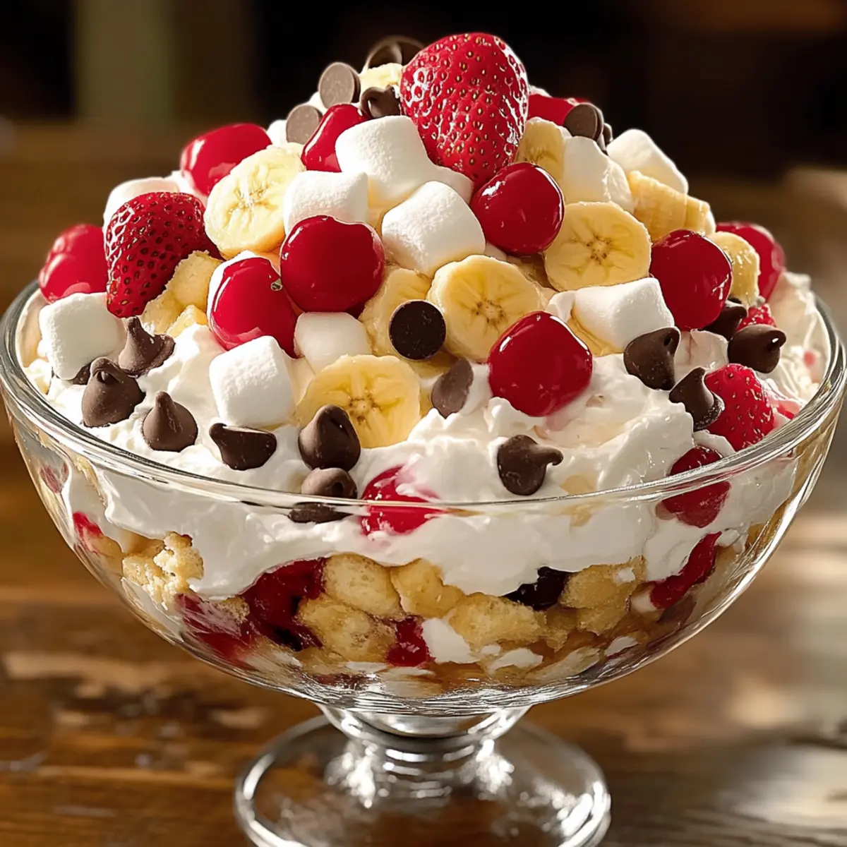 Banana Split Fluff Salad
